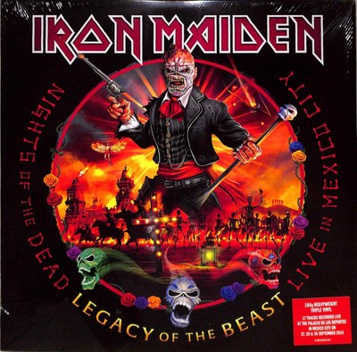 Iron Maiden / NIGHTS OF THE DEAD,LEGACY OF THE BEAST:LIVE (Black 3LP) Live in M