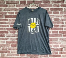 🔥 Culver's Curd Nerd Blue Shirt Men's Large L XL Slim Better With Cheddar