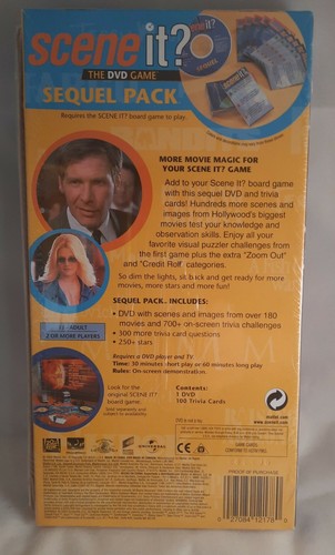Scene It The DVD Game Sequel Pack Movie Edition Brand New Sealed by Mattel - Picture 2 of 5