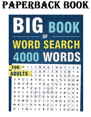 4000 Word Search for Adults Large Print (200 Themed Puzzles): Word Find Puzzle B