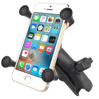 RAM Mount X-Grip Holder w/ Standard Composite Arm - fits iPhone, Galaxy and More