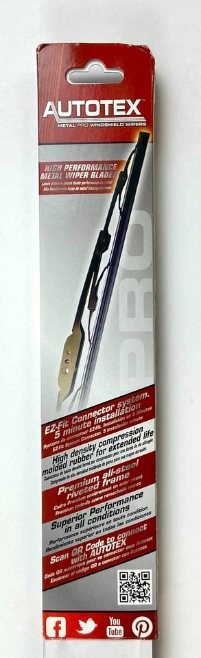 Autotex M6 Pro 20 Inch Windshield Wipers High Performance Set of 5 - Image 2 of 3