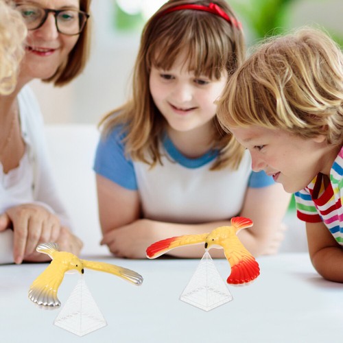 6 Pcs Balance Bird Toy Plastic Eagle Pyramid Balancing Toys Child - Picture 6 of 12