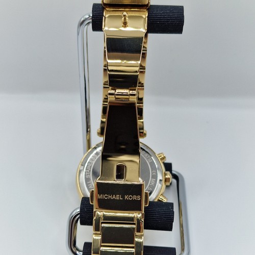 MICHAEL KORS WOMENS WATCH STAINLESS STEEL GOLD STRAP & GOLD DIAL GENUINE MK5354 - Picture 5 of 6