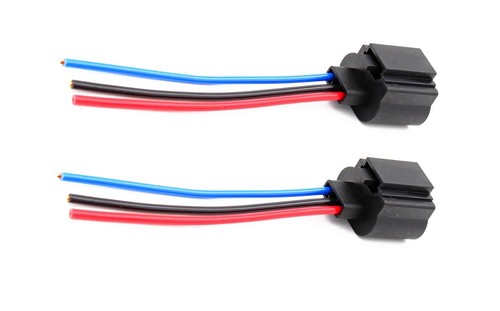 2x H13 9008 Wire Harness Female Plug Headlamp Pigtails Socket Connector F150 HHR - Picture 12 of 12