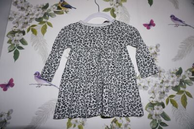 Wiegenlied Leopardendruck 3-6 Monate Kleid