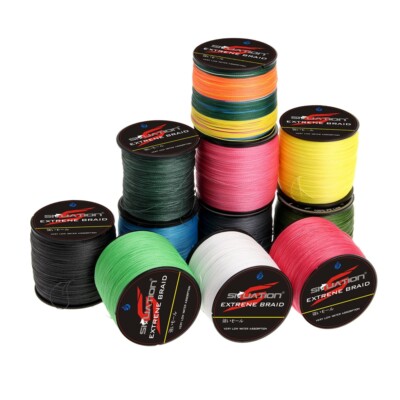 150lb braided fishing line 4 Strands Braided Fishing Line 10-150 lb Abrasion Resistant  100M/300M/500M/1000M