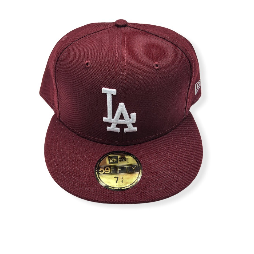 New Era Los Angeles Dodgers 59Fifty Cardinal Red Size 7 3/4