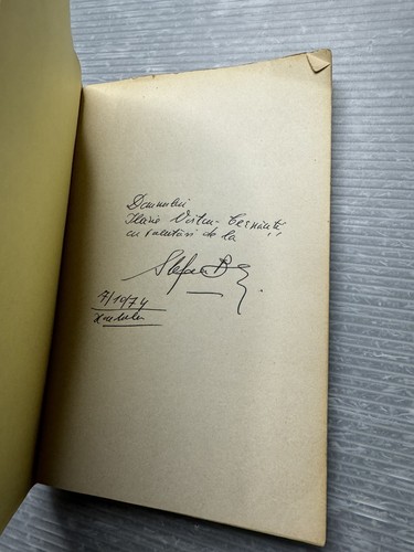 STEFAN BACIU Signed 1974 The Poems of the Poet softcover POEMELE POETULUI - Picture 2 of 9