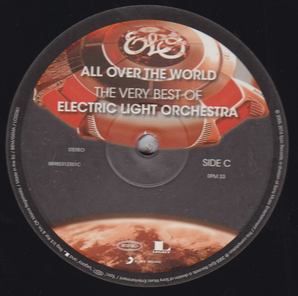 欧2discs LP Electric Light Orchestra All Over The World - The Very Best Of 88985312351 Epic, Legacy, Sony Music /00660 Electric Light Orchestra - All Over The World: The Very Best