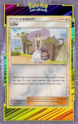 Lilie Reverse - SL1:Sonne und Mond - 122/149 - Pokemon Karte Neu Französisch