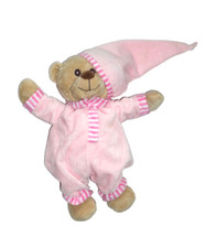 Dayconomy Bär Teddy Teddybär rosa Schlafbär Stofftier Kuscheltier Schmusetier