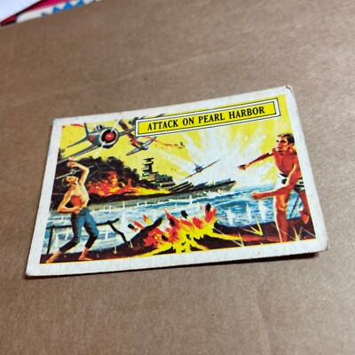 1965 Battle Cards - #2 Attack on Pearl Harbour A&BC Gum