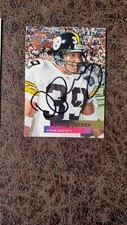 1994 Topps Stadium Club Darren Perry #4 - Pittsburgh Steelers - AUTOGRAPHED!
