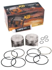 Flat Top Piston Set Kit .030 KB 8.6:1 For 84-99 Harley Evolution 80" 134062282