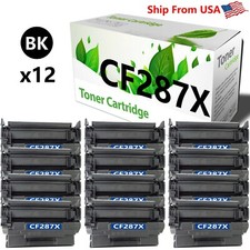 12PK CF287X CF 287X Toner Cartridge Fit For M506 M506dn Printer