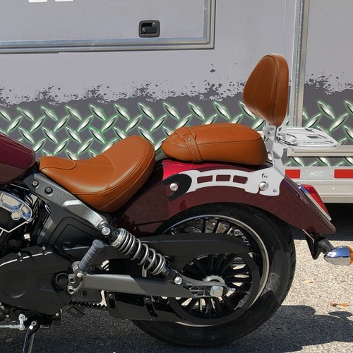 Passenger Backrest Sissy Bar Fit For Indian Scout 15-24 Scout Sixty 2016-2024 - Bild 3 von 9