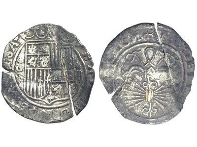 Katholische Könige, 2 Reales, Granada, 1474-1504 n. Chr.  [MON_2407]