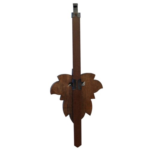 Maple Leaf Cuckoo Clock Pendulum with Flowers – 2.5″ (62mm) CC-343 - Picture 2 of 2