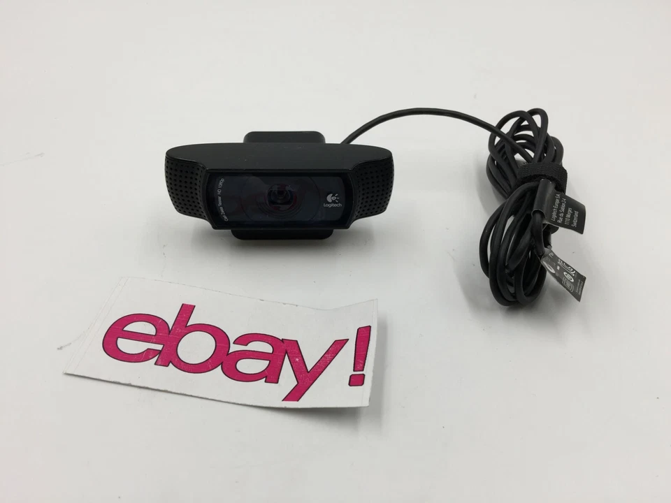 Logitech V-U0028 Webcam 1080P Full HD Guter Zustand Kostenloser Versand