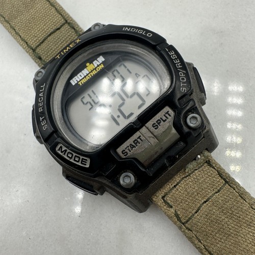 Timex Ironman Triathlon Shock Digital Canvas Strap WR 200M - NEW BATTERY - 第 7/15 張圖片