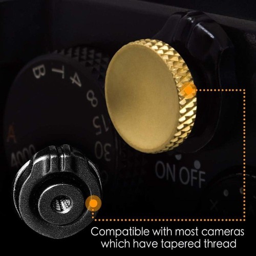 Brass Shutter Release Rubber Ring for Fujifilm/Leica/Nikon/Sony DSLR Camera - Picture 10 of 16