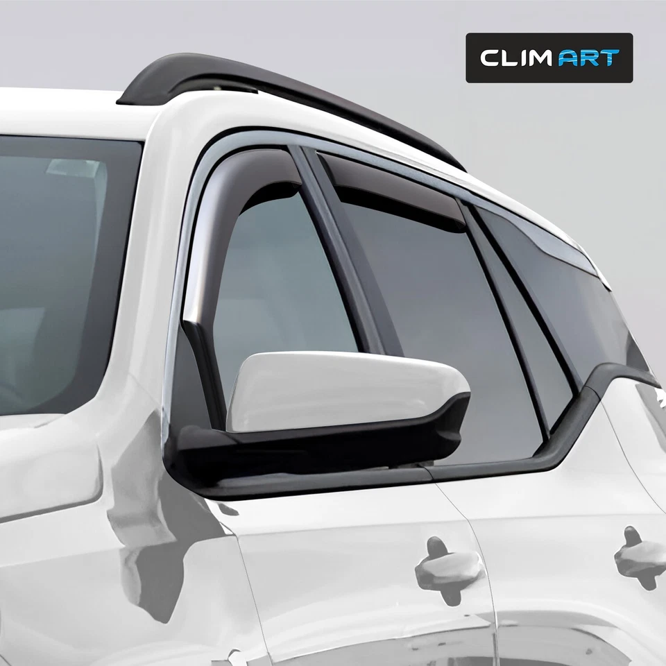 Protectores de lluvia viseras de ventilación pantalla para GMC Terrain 2018-2024 IMPERMEABLE Foto 3 de 4