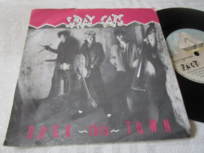 Stray Cats Rock This Town Arista SCAT 2 UK 1981 Picture sleeve  7inch Single