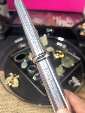 Black Rhinestone Silver  Unisex Band Ring