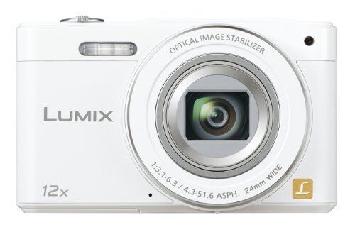 Panasonic Digital Camera Lumix Sz8 12X Optical White Dmc-Sz8-W