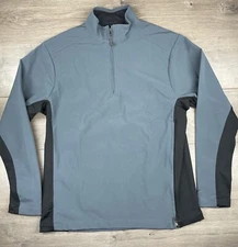 Nike Golf Sphere Pro Half Zip Pale Blue Soft Shell Mens Size Large