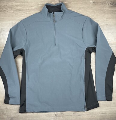 Nike Golf Sphere Pro Half Zip Pale Blue Soft Shell Mens Size Large
