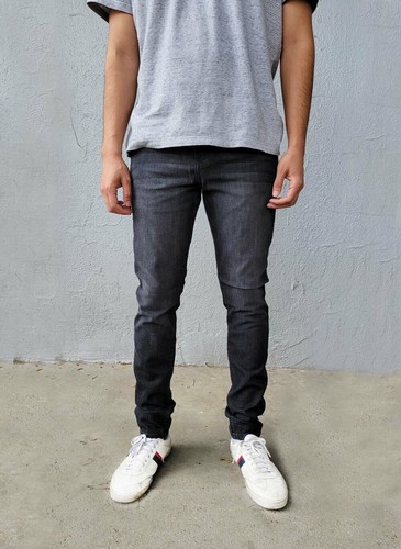 Neo Blue Denim Fade Black Super Skinny 