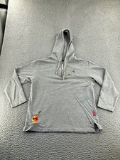 Vintage Disney Hoodie Womens Large Gray Winnie The Pooh Sweatshirt Adult