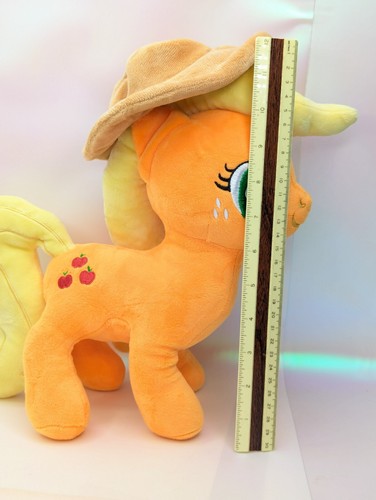 My Little Pony Applejack con sombrero de felpa 12 pulgadas MLP peluche sin etiqueta - Imagen 11 de 13
