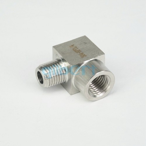 Conector de codo de acero inoxidable 1/8"" 1/2"" NPT BSP hembra-hombre 304 accesorio 200 bar - Imagen 7 de 17