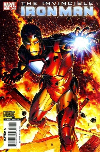 Invincible Iron Man (2008) # 2 Cover B (8.0-VF) 2008