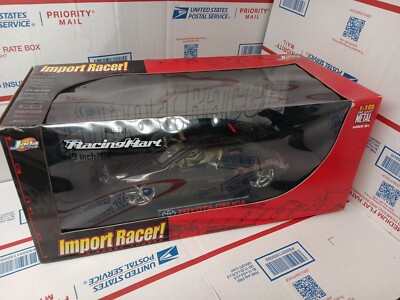 Hot Toyota Celica Jada Import Racer 1/18 black tuners 19 Racing Hart wheels JDM