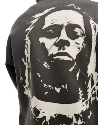 Lil Wayne Pull&Bear Hood Jumper Jacket Gym Training men adidas Grey size M $130