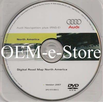 2008 Audi A4 A3 TT & R8 Quattro / Coupe RNS-E Navigation