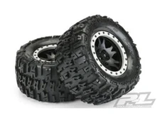 Pro-Line 10151-13 Trencher Pr-Loc Mounted TIres / Wheels (2) X-Maxx