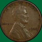 1932 Lincoln Wheat Cent Extremely Fine XF Coin #34234
