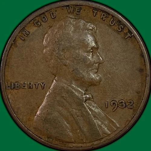 1932 Lincoln Wheat Cent Extremely Fine XF Coin #34234