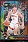 2024-25 Select Tie-Dye Prizms Courtside Reed Sheppard RC ROOKIE 06/25 Rockets