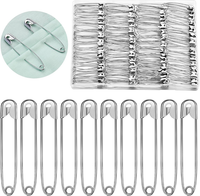 200 StüCk Sicherheitsnadeln, 55 Mm GroßE Sicherheitsnadeln FüR Kleidung Kunsthan