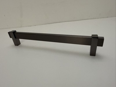Amerock BP36725BBNBN Mulino 7-9/16'' Center Cabinet Pull - Black B. Nickel/ Black