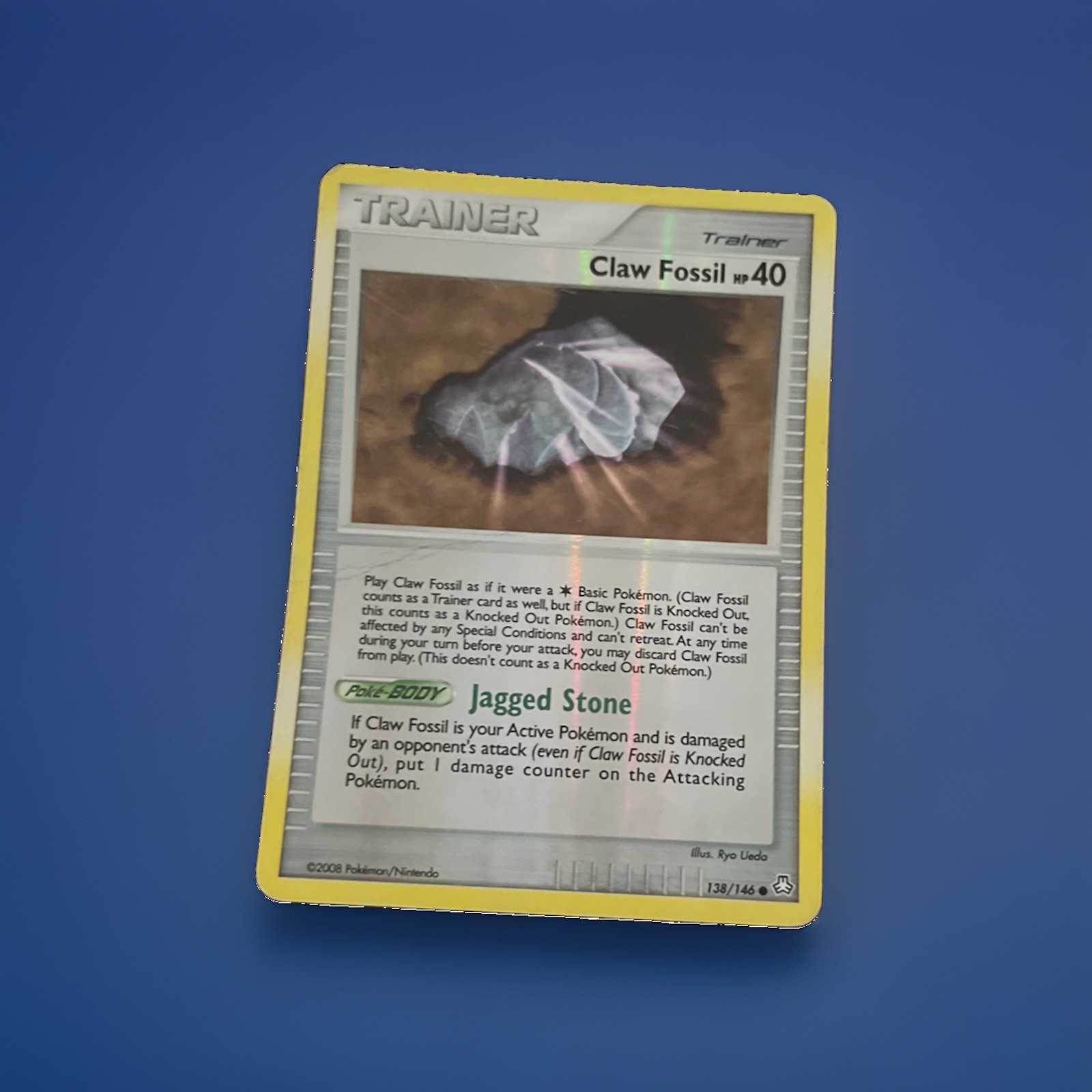 Claw Fossil 138/146 Legends Awakened Reverse Holo