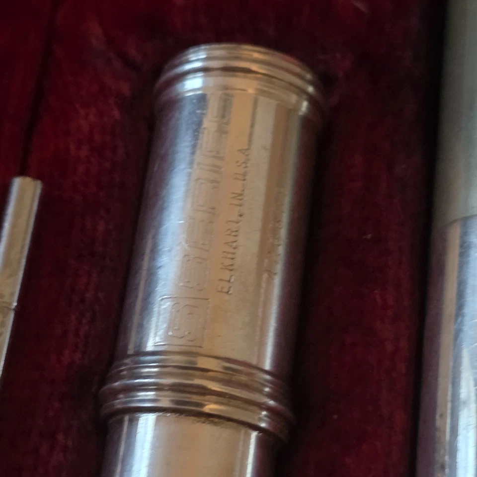 Flautas Elkhart Indiana Serie S (Artley) Agujero Abierto y Esterlina (Gemeinhardt) Foto 4 de 4