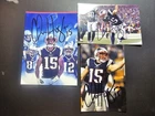 Chris Hogan Photo Lot Of 3 Autographs
