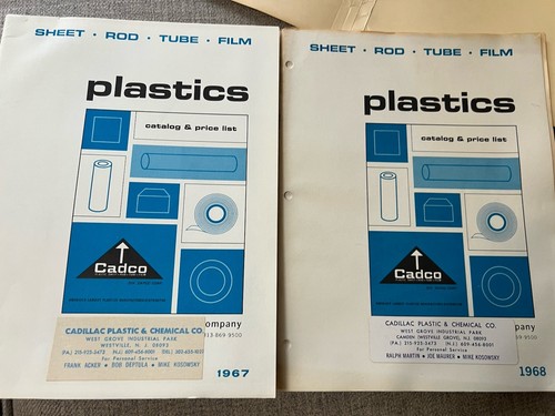 Vintage 60s Cadillac Cadco plastics booklets pamphlets booklets lot Catalog - Imagen 1 de 7